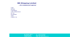 Desktop Screenshot of mkshipping.co.uk