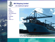 Tablet Screenshot of mkshipping.co.uk